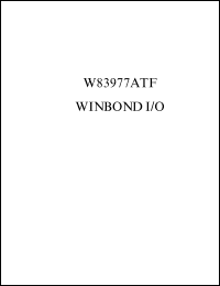 datasheet for W83977ATF-P by Winbond Electronics