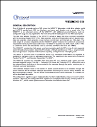 datasheet for W83877F by Winbond Electronics