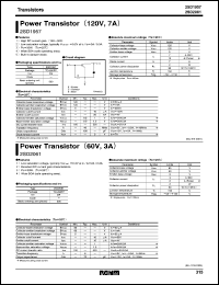 datasheet for 2SD2061 by ROHM