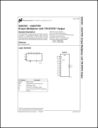 datasheet for 54AC251FM-MLS by 