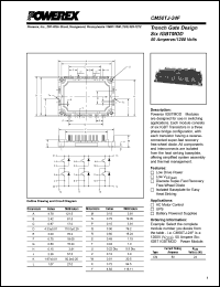 datasheet for CM50TJ-24F by 