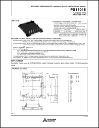 datasheet for PS11016 by 