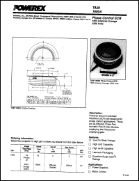 datasheet for TA20181603DH by 