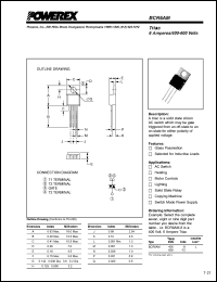 datasheet for BCR6AM-12 by 