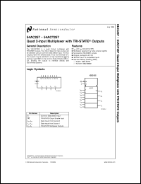 datasheet for 54AC257MDA by 