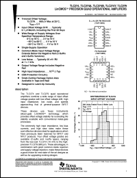 datasheet for TLC274CDR by Texas Instruments