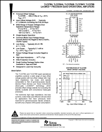 datasheet for TLC27M4CDBR by Texas Instruments