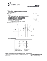 datasheet for CO4558 by 