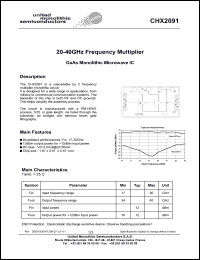 datasheet for CHX2091-99F/00 by 