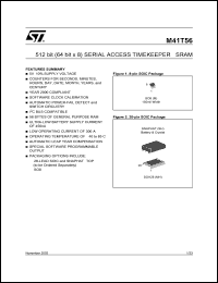 datasheet for M41T56MH6TR by SGS-Thomson Microelectronics