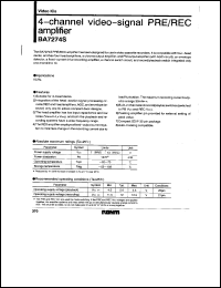 datasheet for BA7274S by ROHM