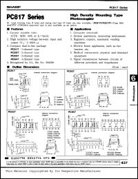 datasheet for PC817 by Sharp