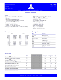 datasheet for AS4C14400-50TC by Alliance Semiconductor Corporation