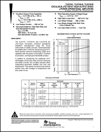 datasheet for TLE2161ACP by Texas Instruments