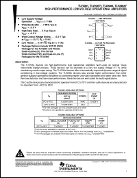 datasheet for TLV2361CDBV by Texas Instruments