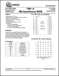 datasheet for GS71108TP-15 by 