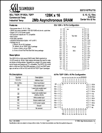 datasheet for GS72116T-8 by 