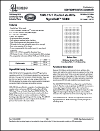 datasheet for GS8170DW72C-333I by 