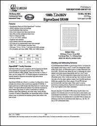 datasheet for GS818QV36D-333 by 