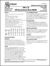 datasheet for GS82032Q-138 by 