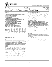 datasheet for GS820E32T-150 by 