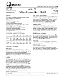 datasheet for GS820H32T-6 by 