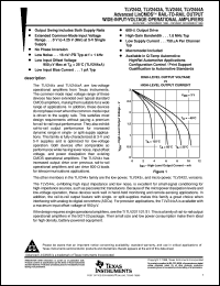 datasheet for TLV2442AQDR by Texas Instruments