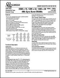 datasheet for GS840E32T-150I by 