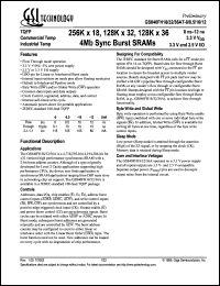 datasheet for GS840FH36AT-8.5 by 