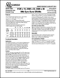 datasheet for GS880F18AT-6 by 