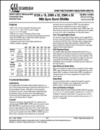 datasheet for GS88136BD-200 by 