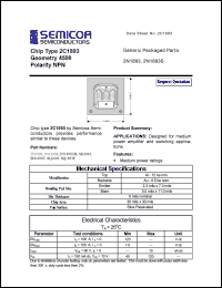 datasheet for 2N1893 by 