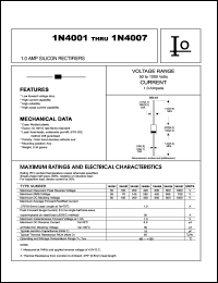 datasheet for 1N4006 by 