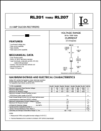 datasheet for RL204 by 