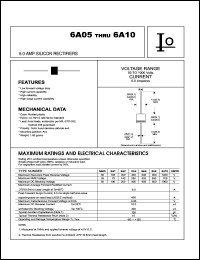 datasheet for 6A6 by 