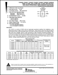 datasheet for TLV2470IDBVR by Texas Instruments