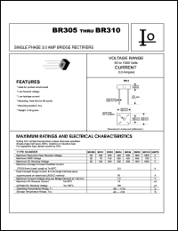 datasheet for BR305 by 