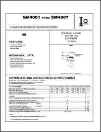 datasheet for SM4005 by 