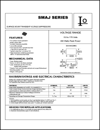 datasheet for SMAJ14C by 