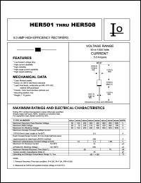 datasheet for HER505 by 