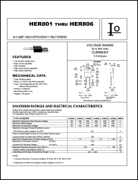 datasheet for HER806 by 