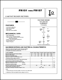 datasheet for FR151 by 