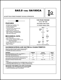 datasheet for SA10C by 