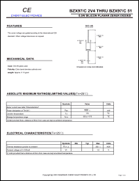 datasheet for BZX97/C43 by 