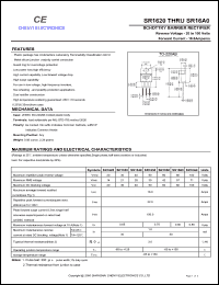 datasheet for SR1650A by 