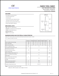 datasheet for 1N4933 by 