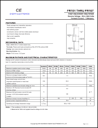 datasheet for FR102 by 