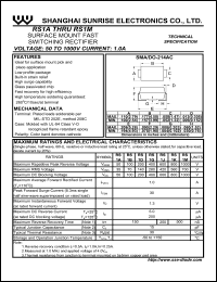 datasheet for RS1A by 