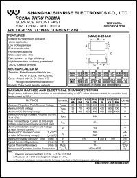 datasheet for RS2JA by 