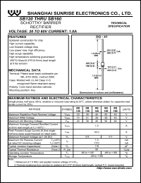 datasheet for SB130 by 